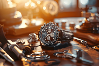 Montre de luxe pour homme alliant tradition et innovation horlogère
